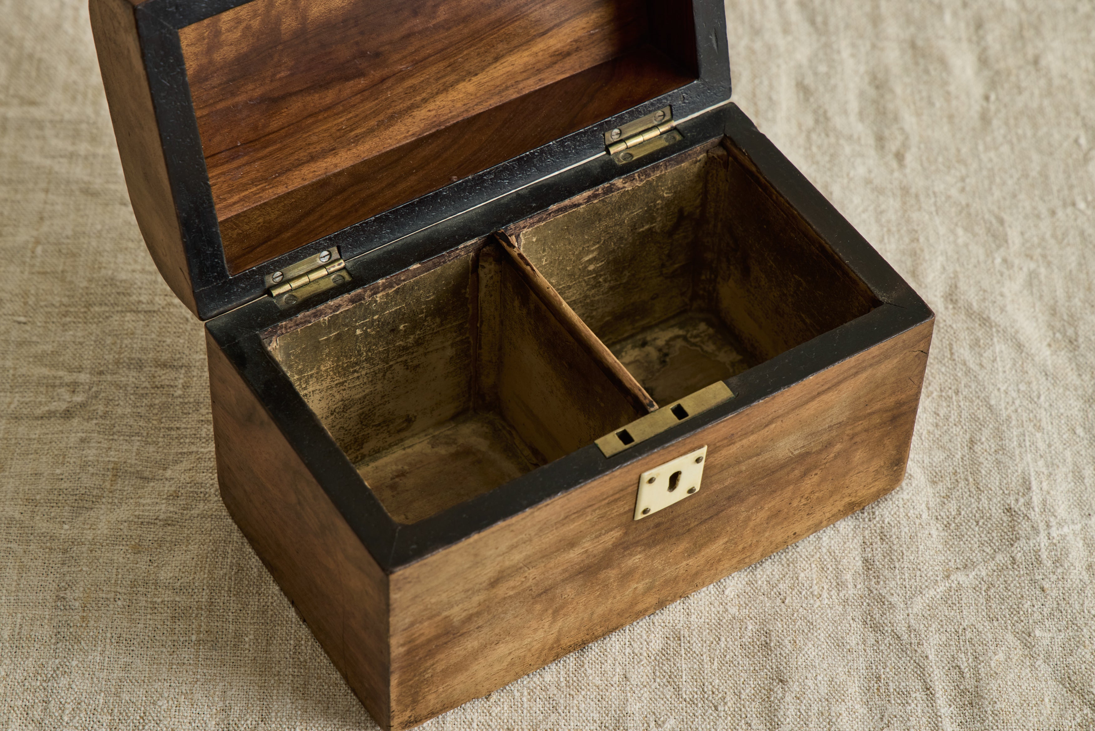 English Wood Tea Caddy