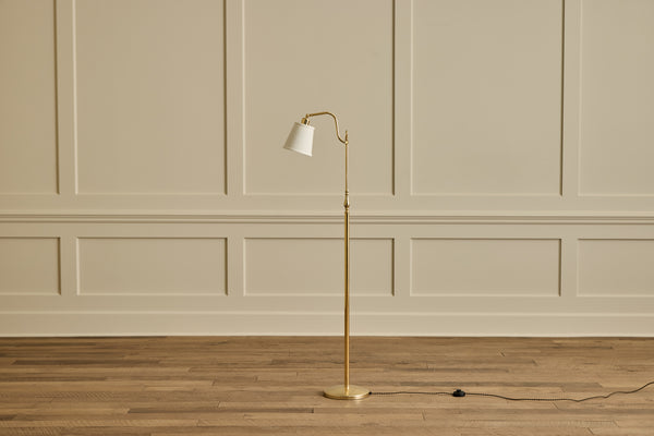 Brass Reading Floor Lamp