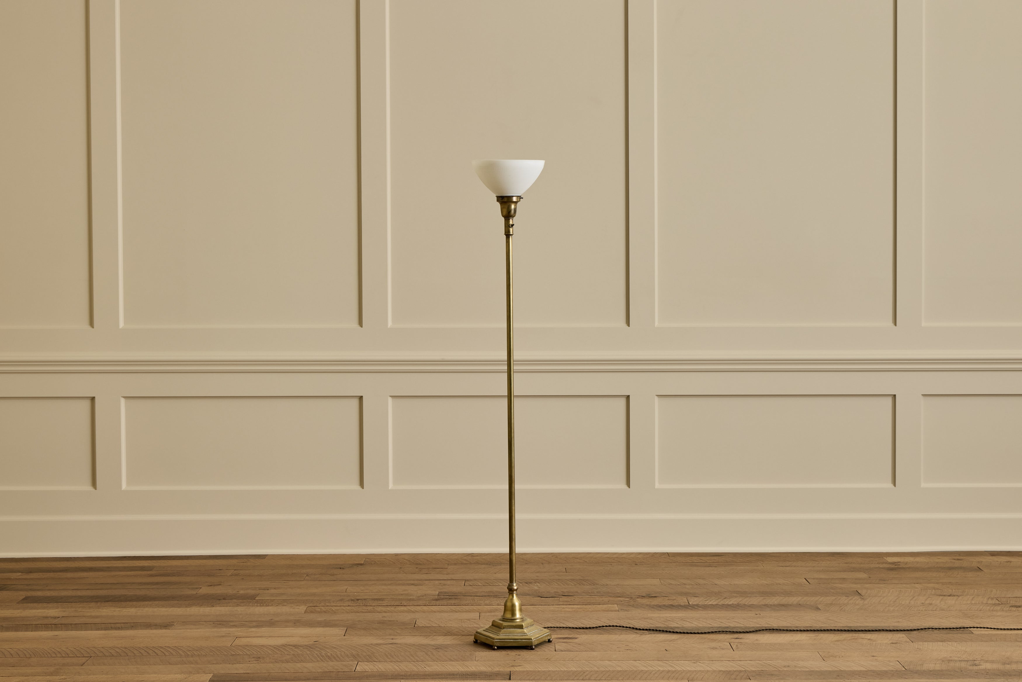 Brass Torchiere Floor Lamp