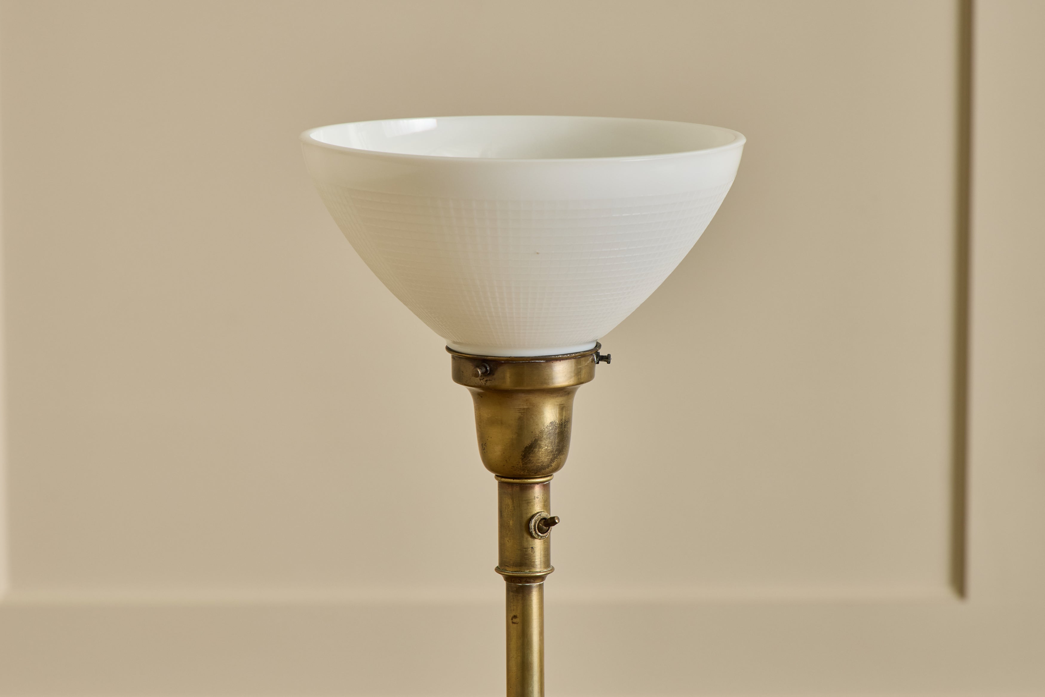 Brass Torchiere Floor Lamp