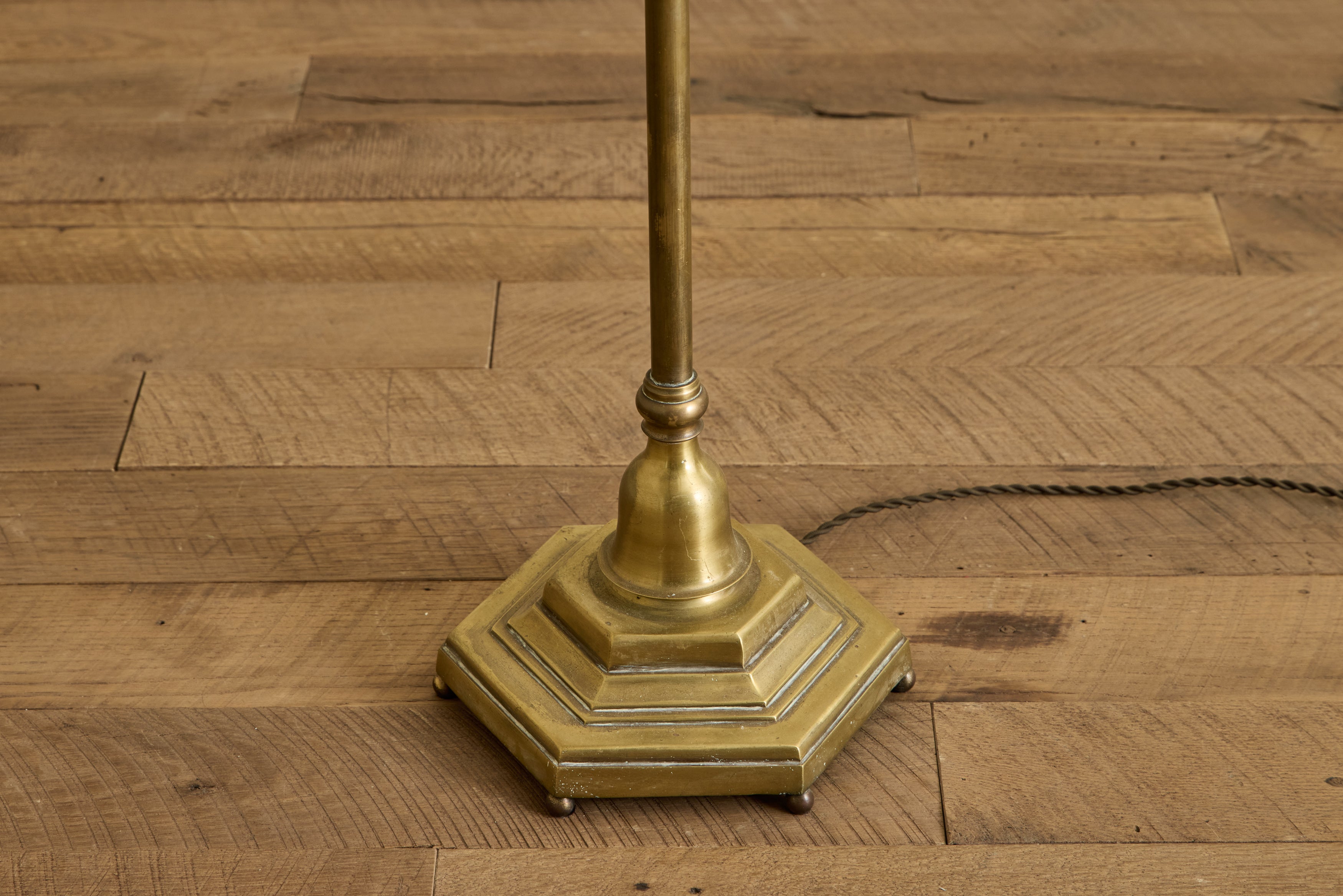 Brass Torchiere Floor Lamp