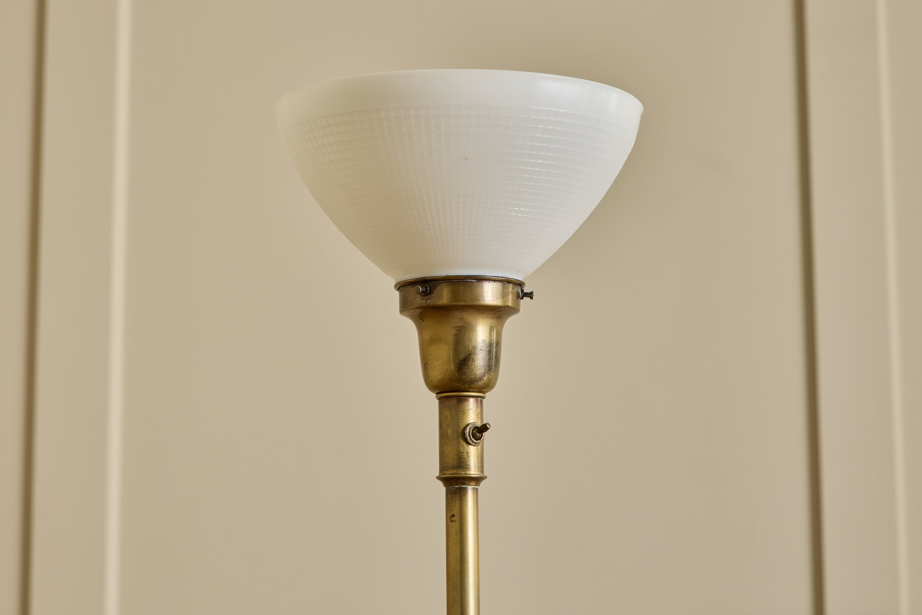 Brass Torchiere Floor Lamp