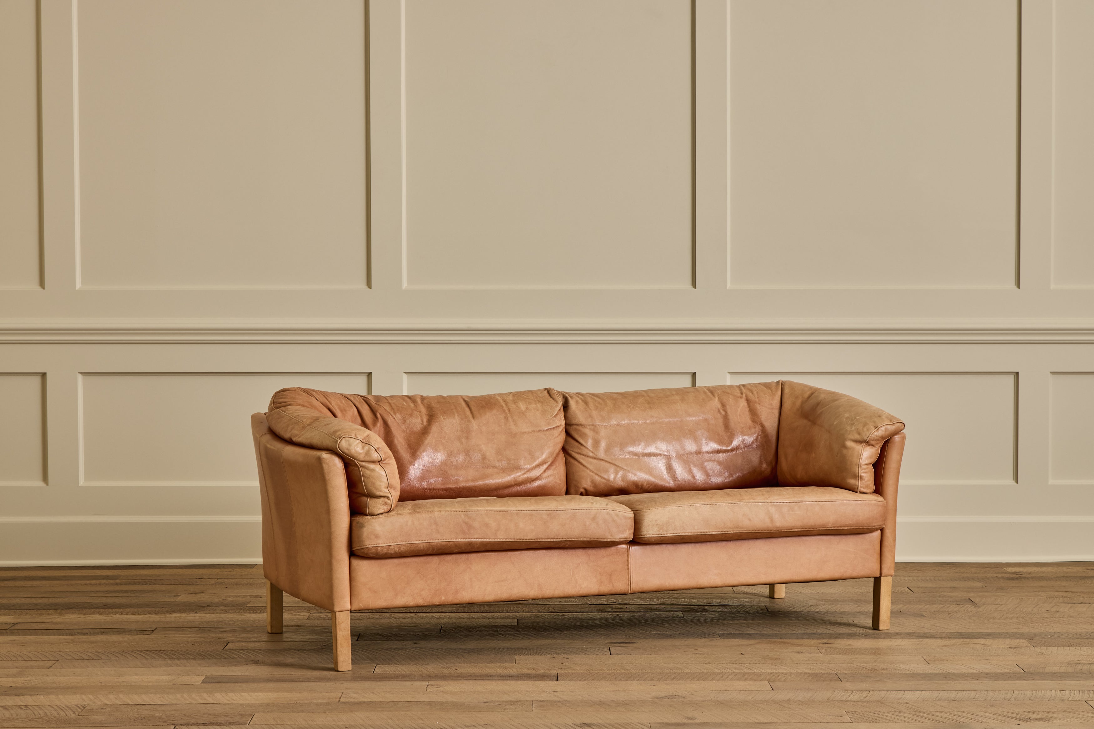Mogens Hansen Leather Sofa