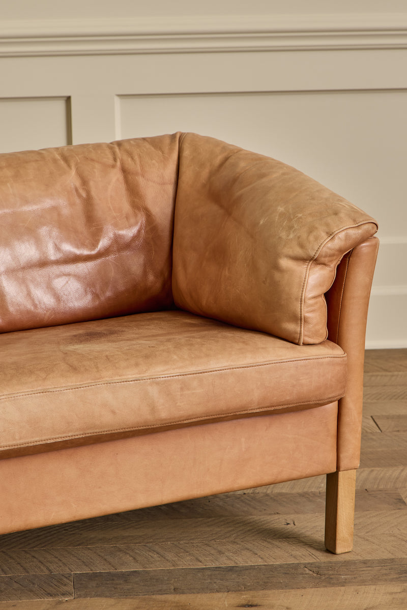 Mogens Hansen Leather Sofa