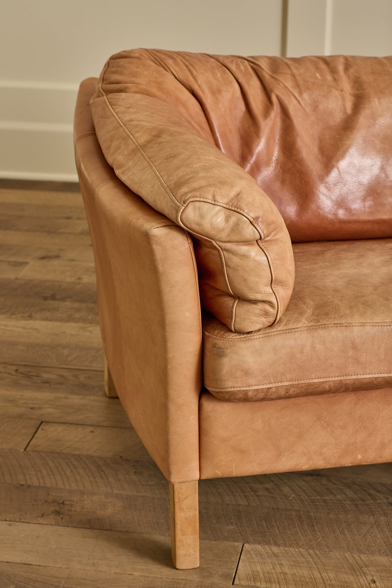 Mogens Hansen Leather Sofa