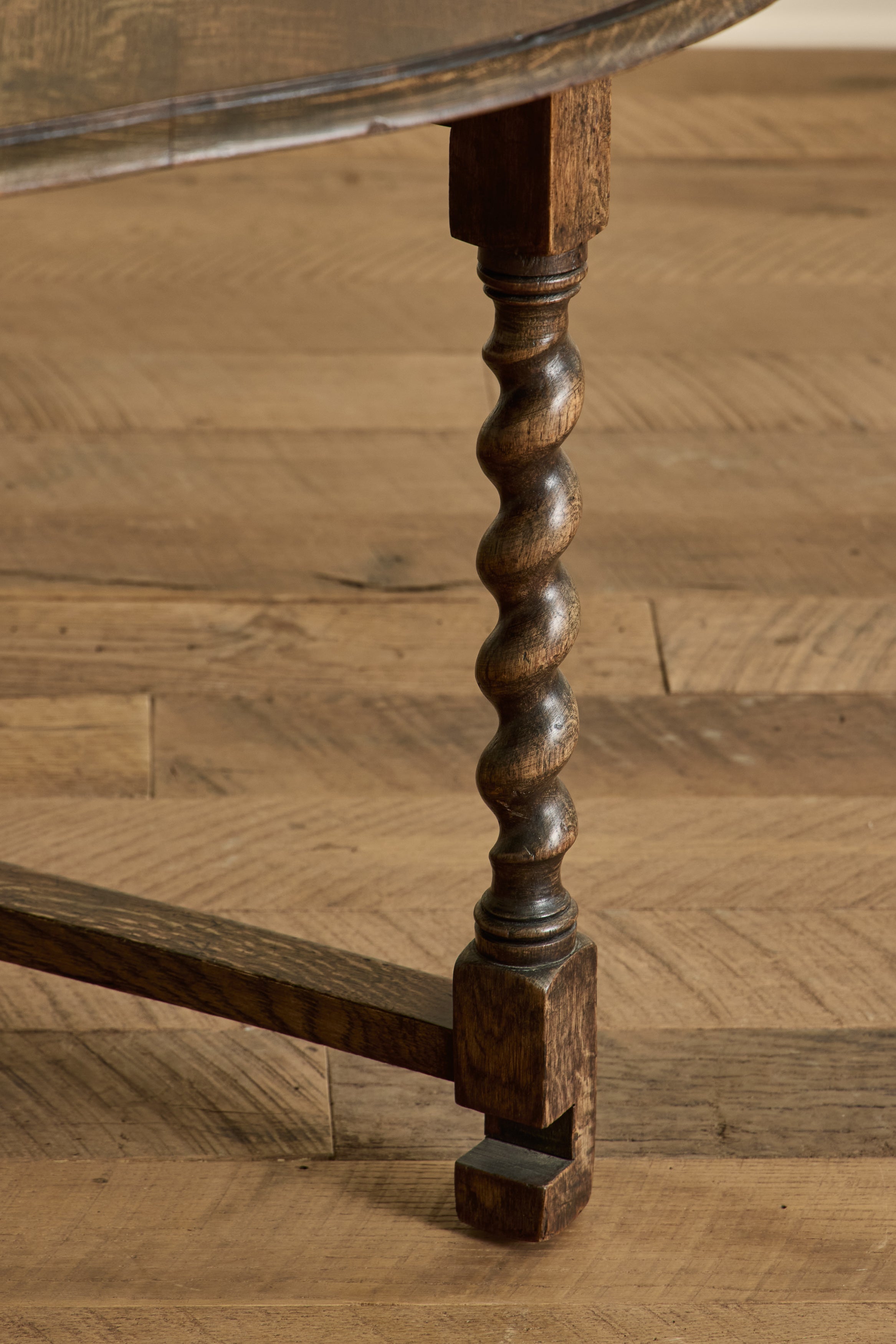 English Drop Leaf Side Table