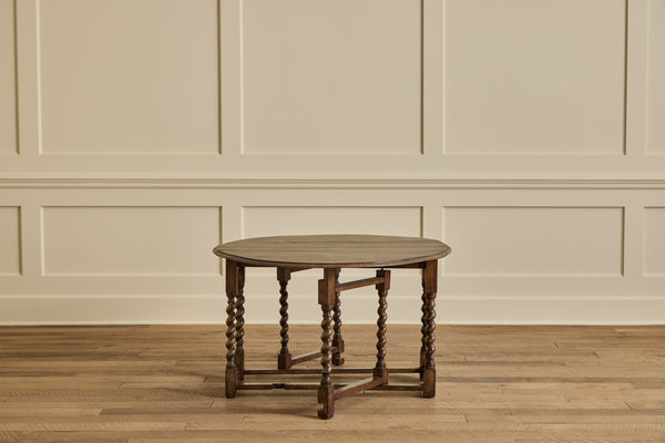 English Drop Leaf Side Table