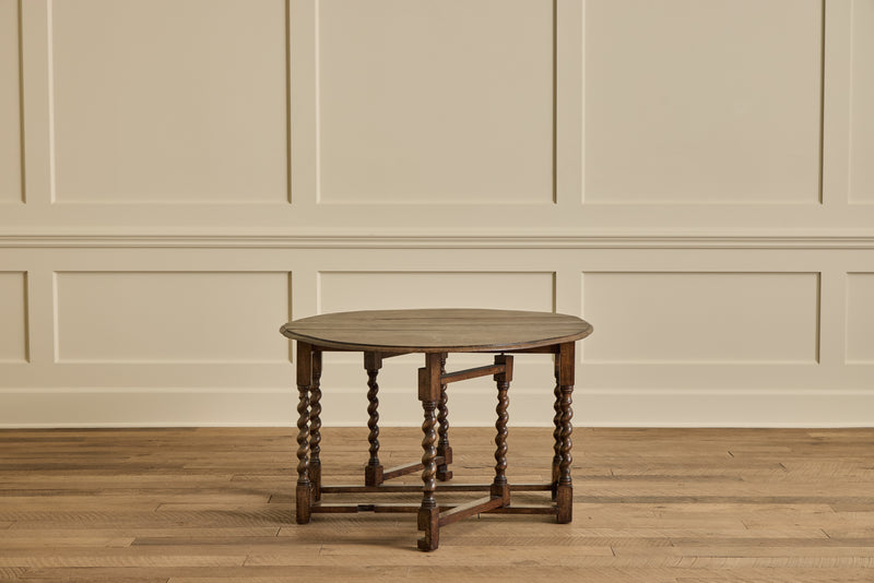 English Drop Leaf Side Table