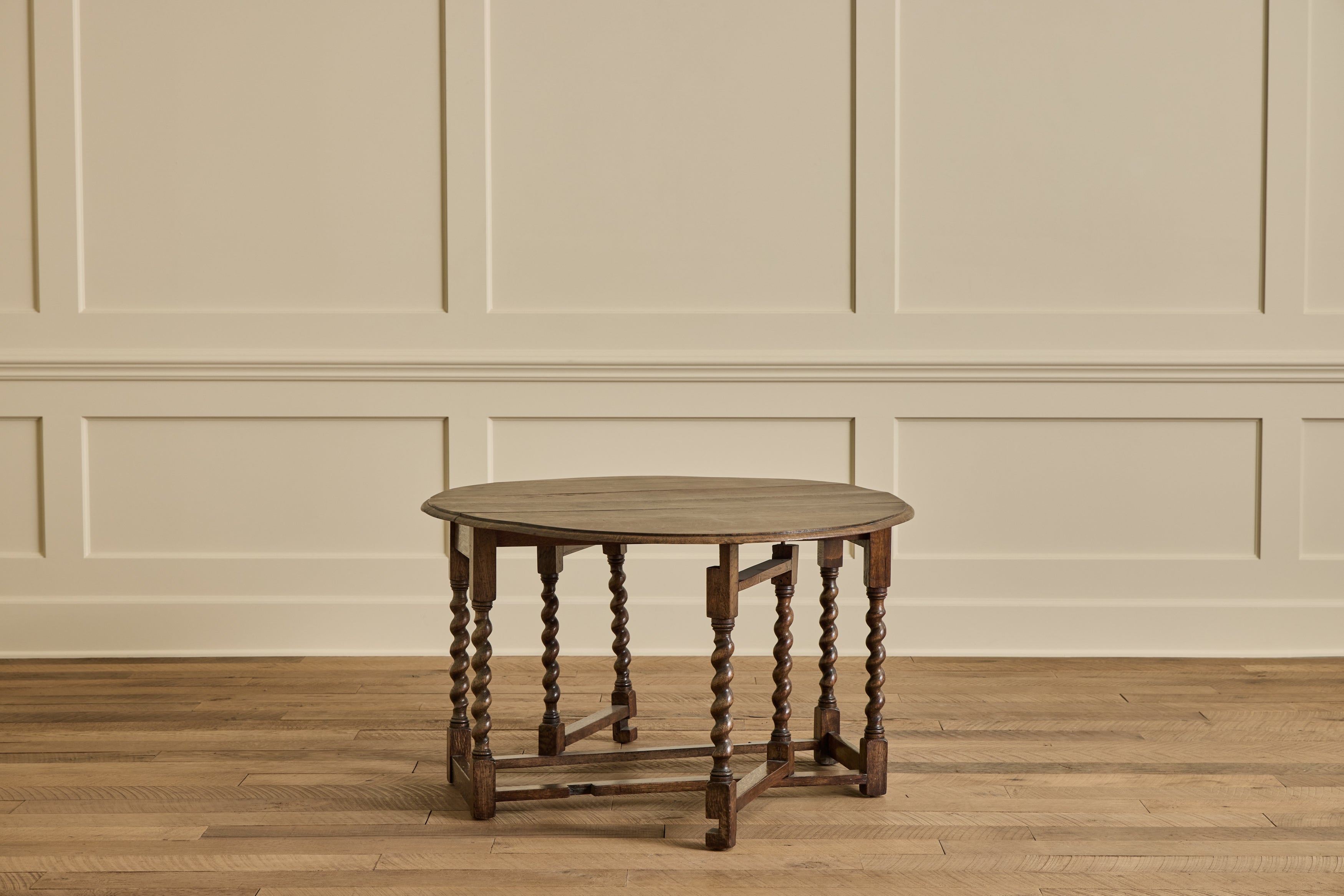 English Drop Leaf Side Table
