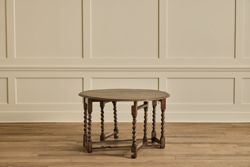English Drop Leaf Side Table