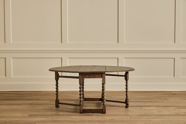 English Drop Leaf Side Table