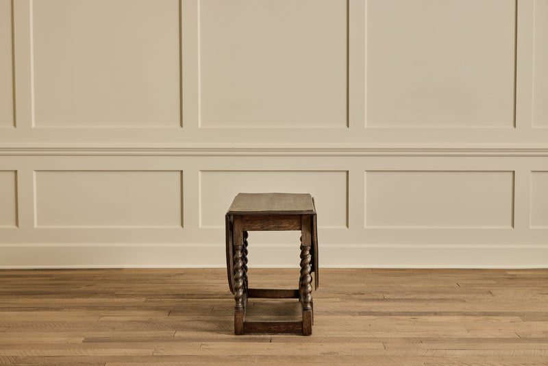 English Drop Leaf Side Table
