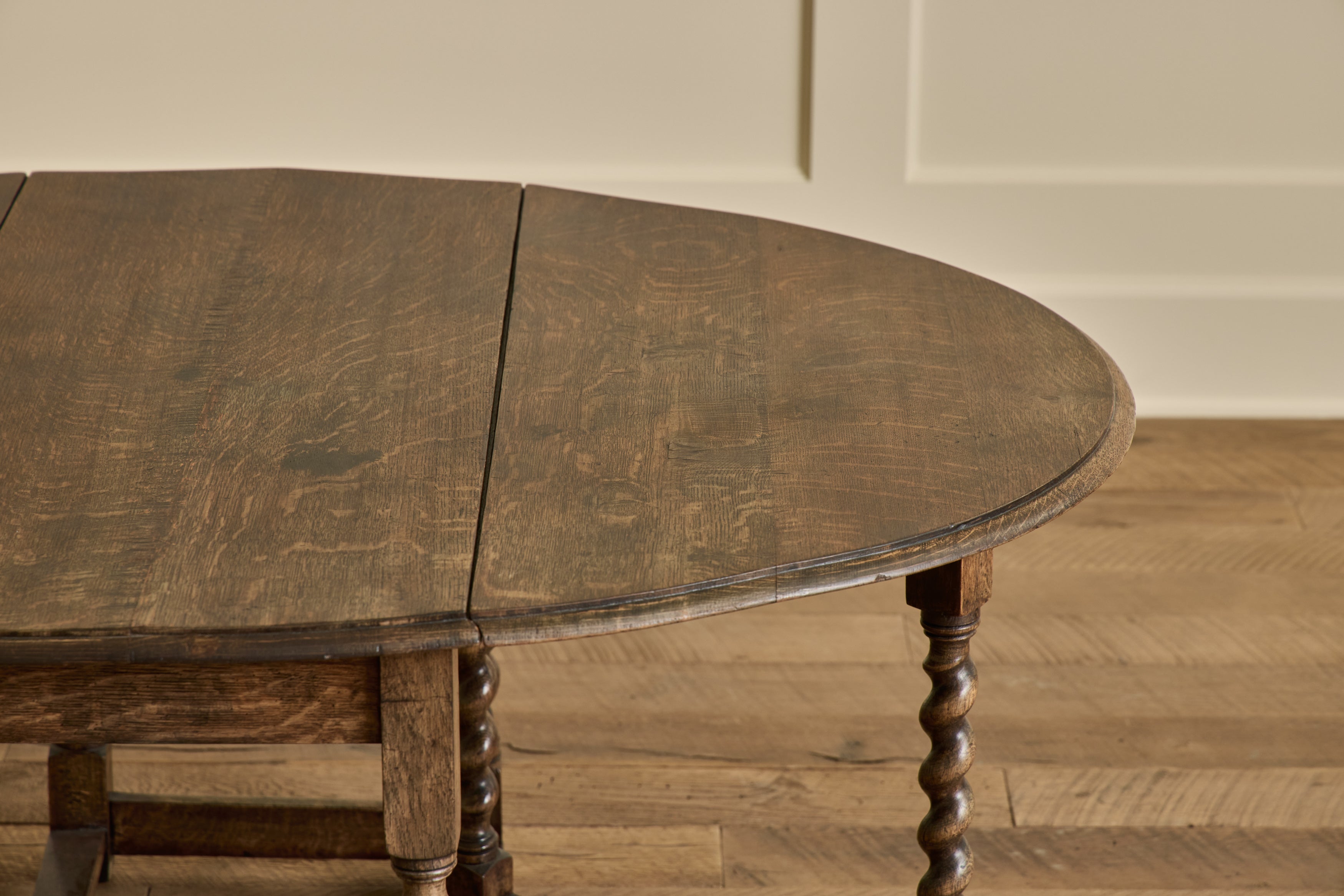 English Drop Leaf Side Table