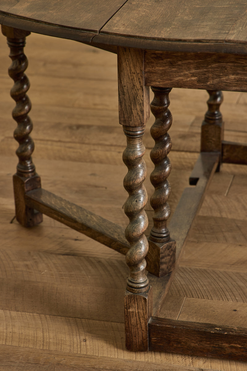 English Drop Leaf Side Table