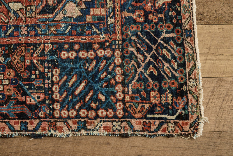 Persian Heriz Rug 4'8 X 5'10