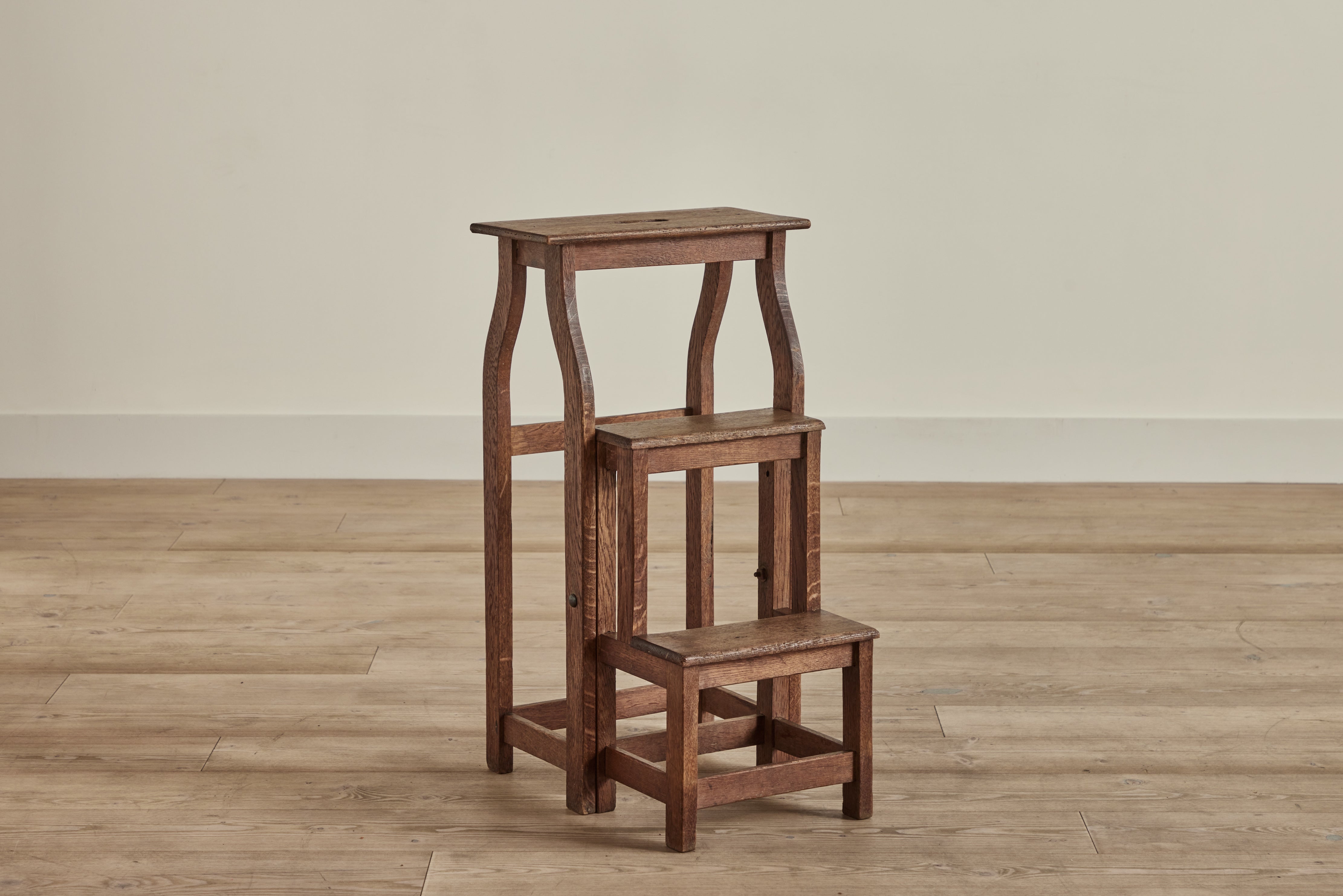 French Wooden Step Stool