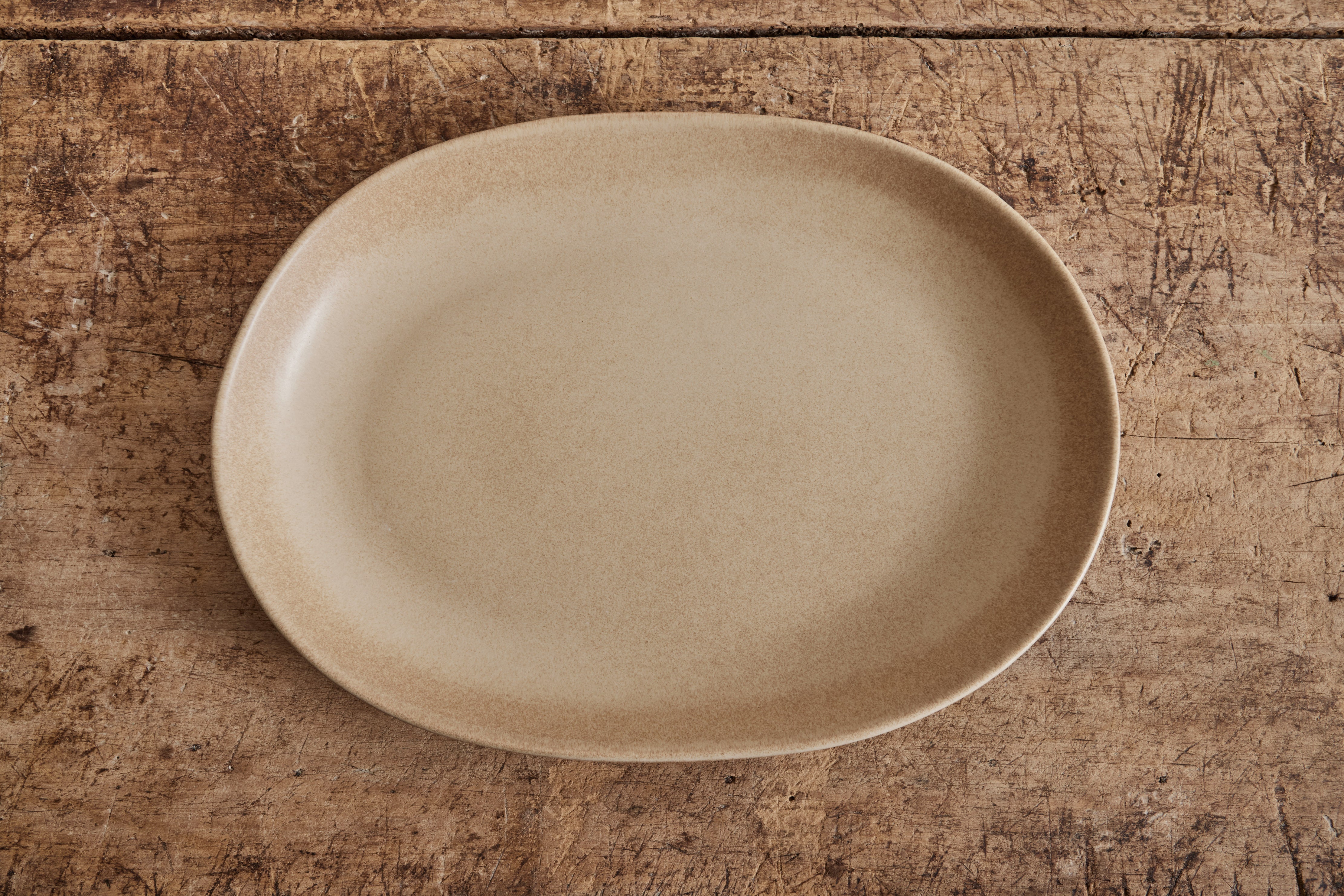 Nickey Kehoe Oval Serving Dish in Flax