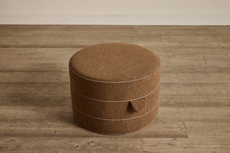 Nickey Kehoe 24" Round Hassock - In Stock (NYC)