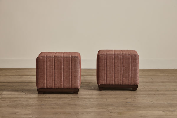 Nickey Kehoe Channeled Stool - In Stock (LA)