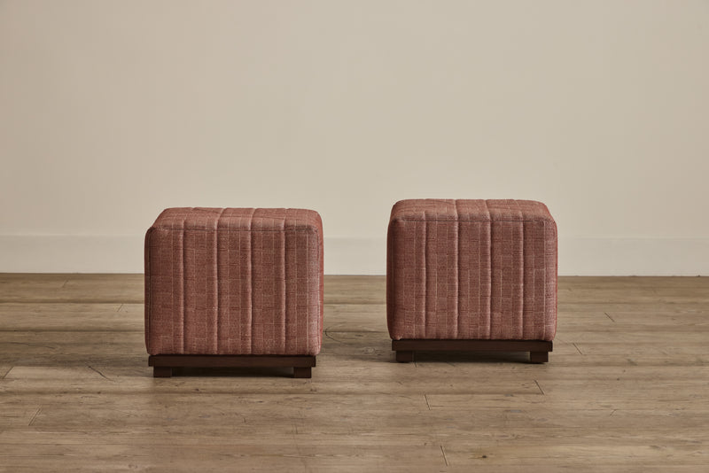 Nickey Kehoe Channeled Stool - In Stock (LA)