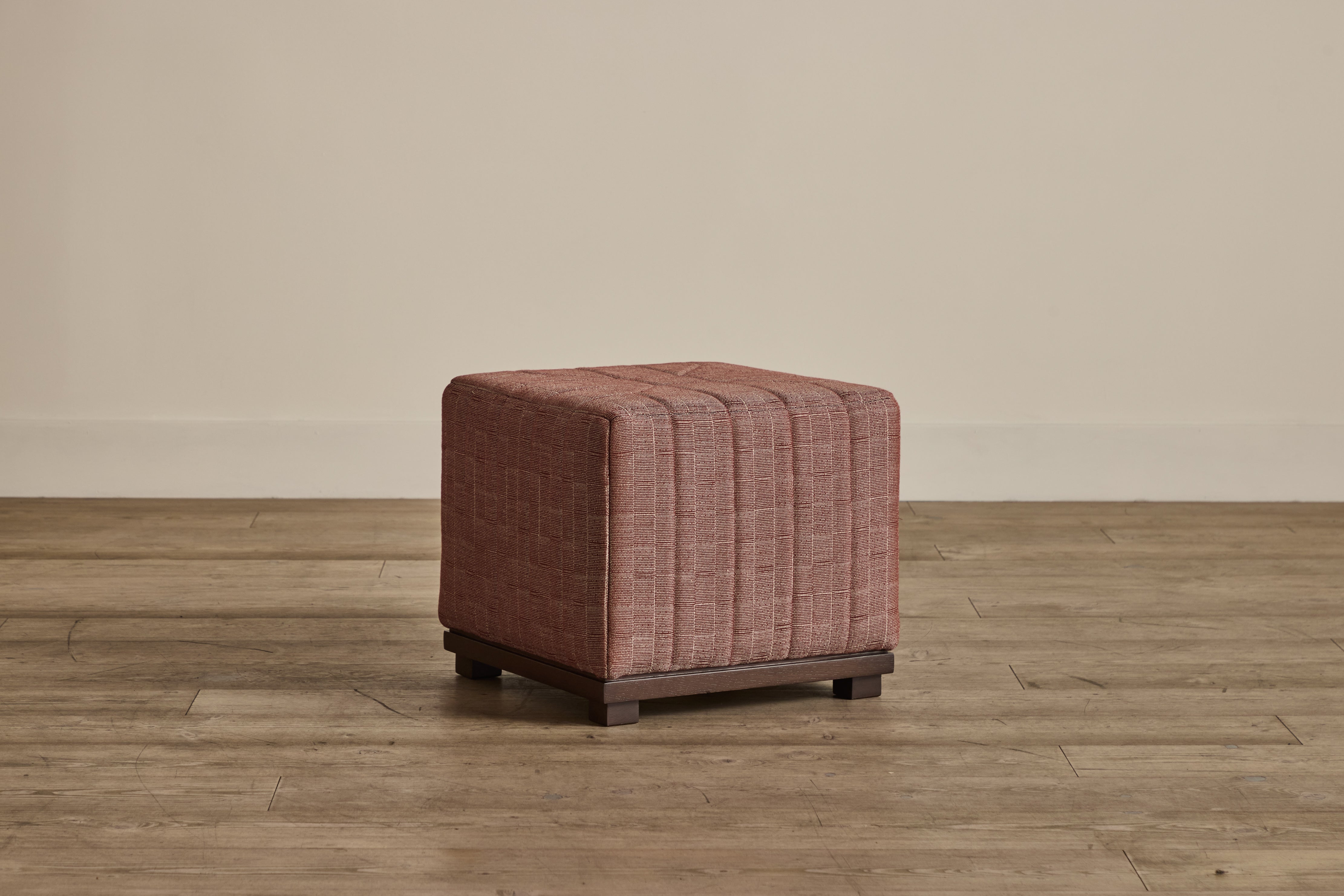 Nickey Kehoe Channeled Stool - In Stock (LA)