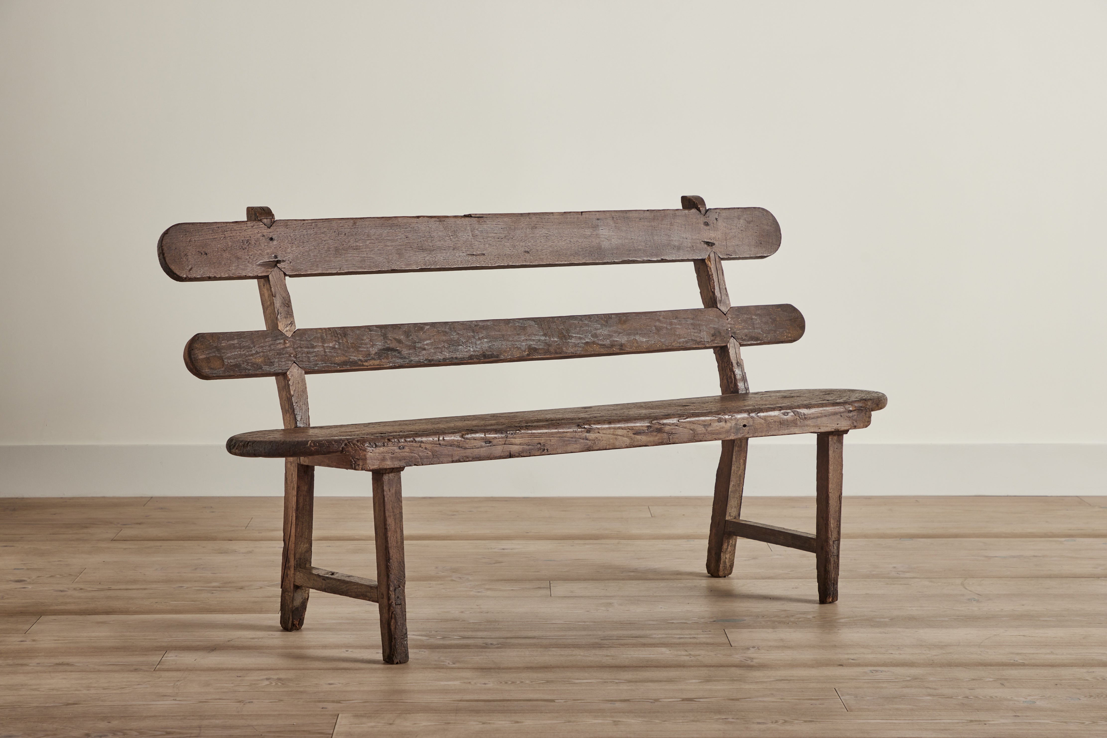 Portuguese Wood Bench