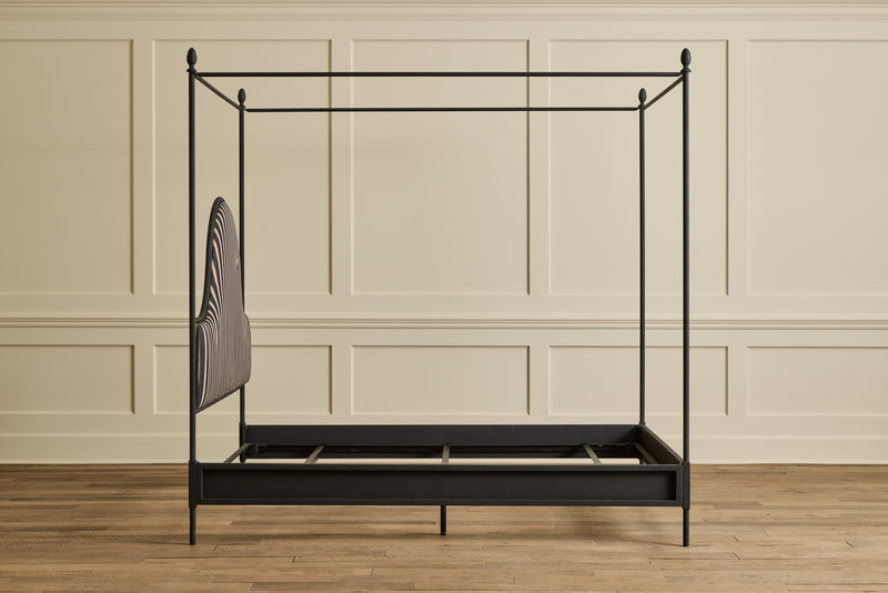 Iron Canopy Bed, Queen