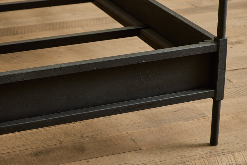 Iron Canopy Bed, Twin