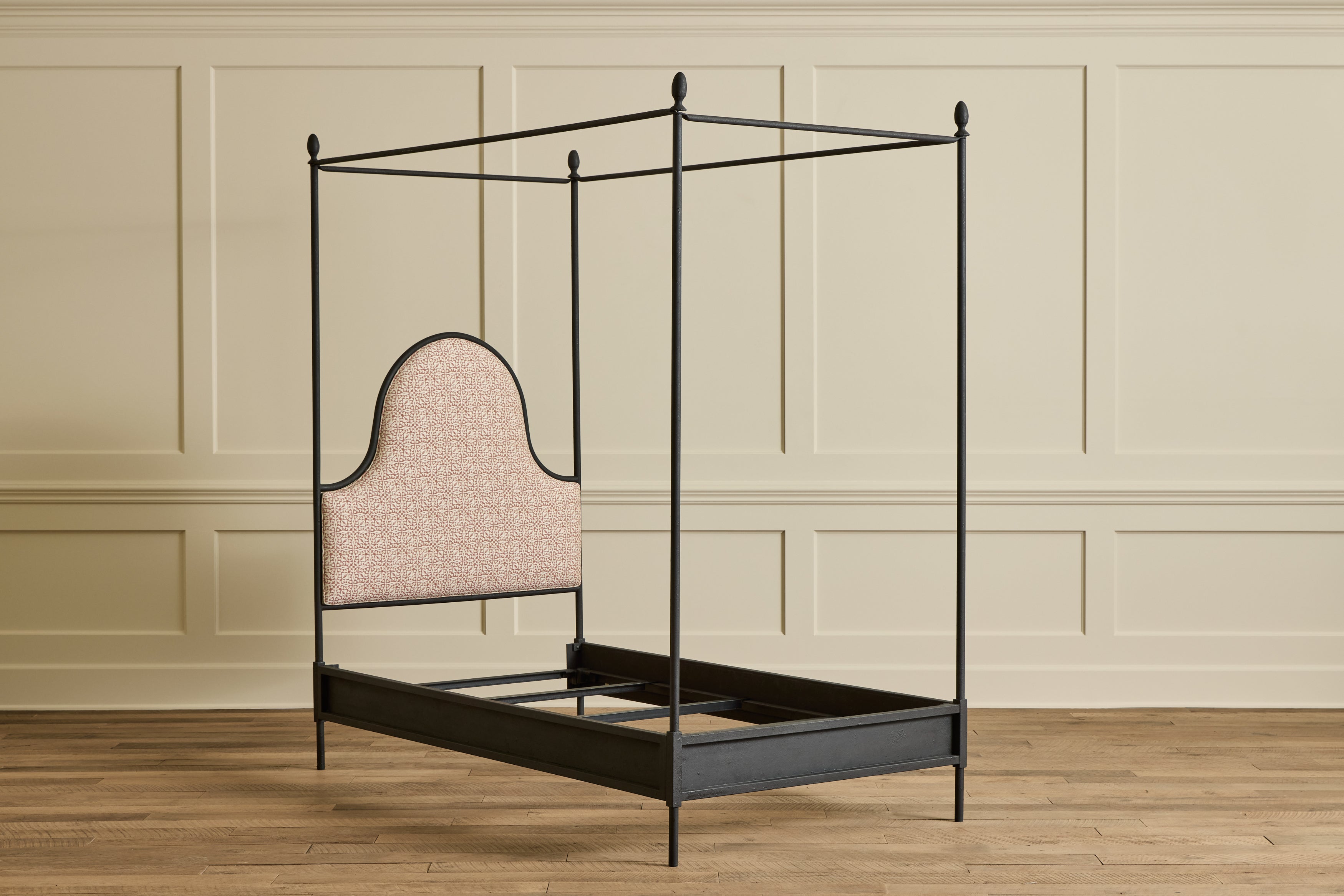 Iron Canopy Bed, Twin