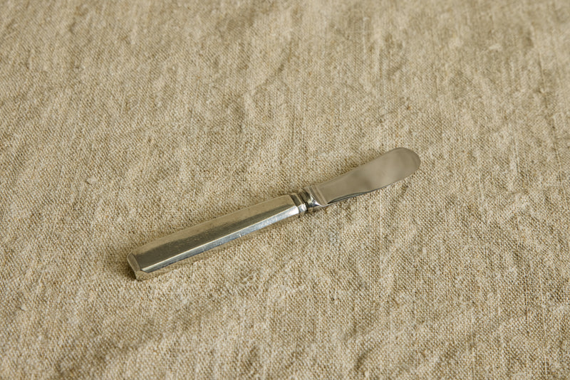 Italian Pewter Butter Dish