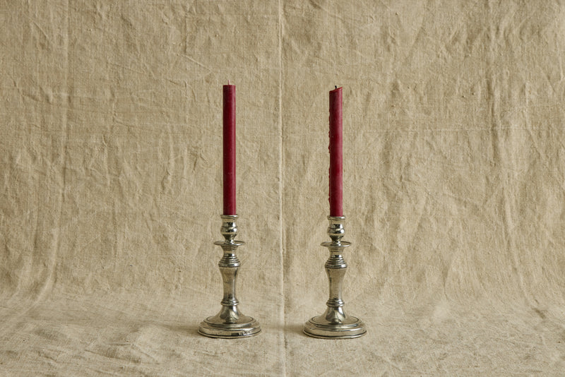 Italian Pewter Candle Stick
