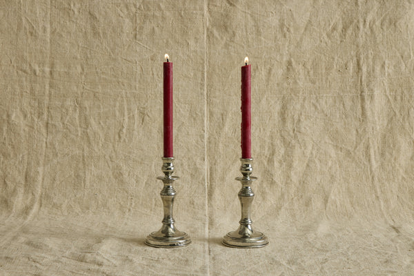 Italian Pewter Candle Stick