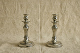 Italian Pewter Candlestick Holder
