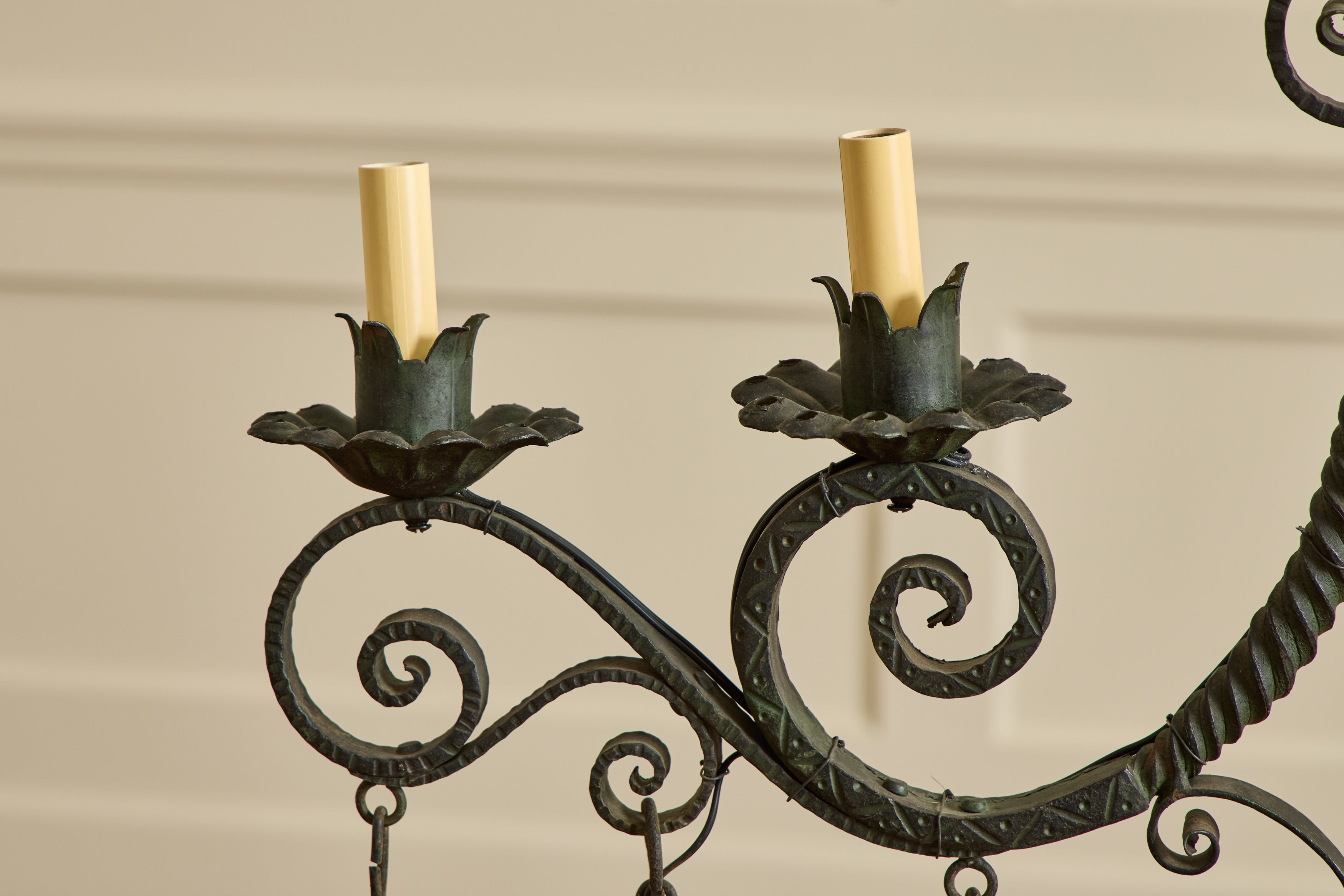 Italian Iron Chandelier