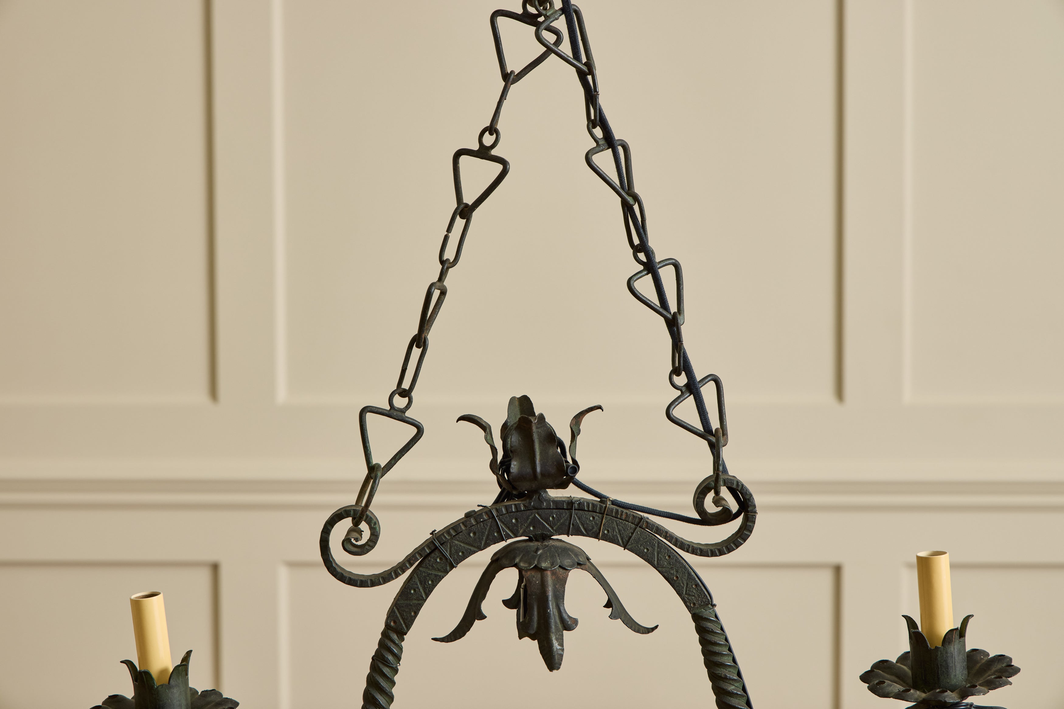 Italian Iron Chandelier