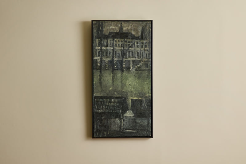 Dark River City Painting