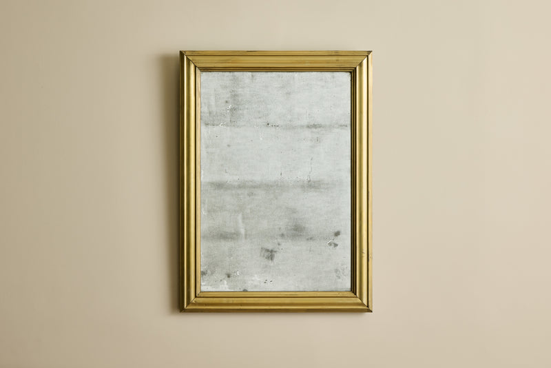 Brass Bistro Mirror 41"