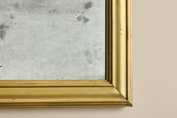 Brass Bistro Mirror 41"