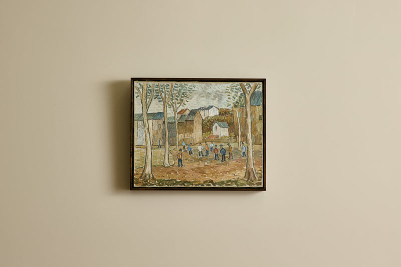 Village Gathering Painting