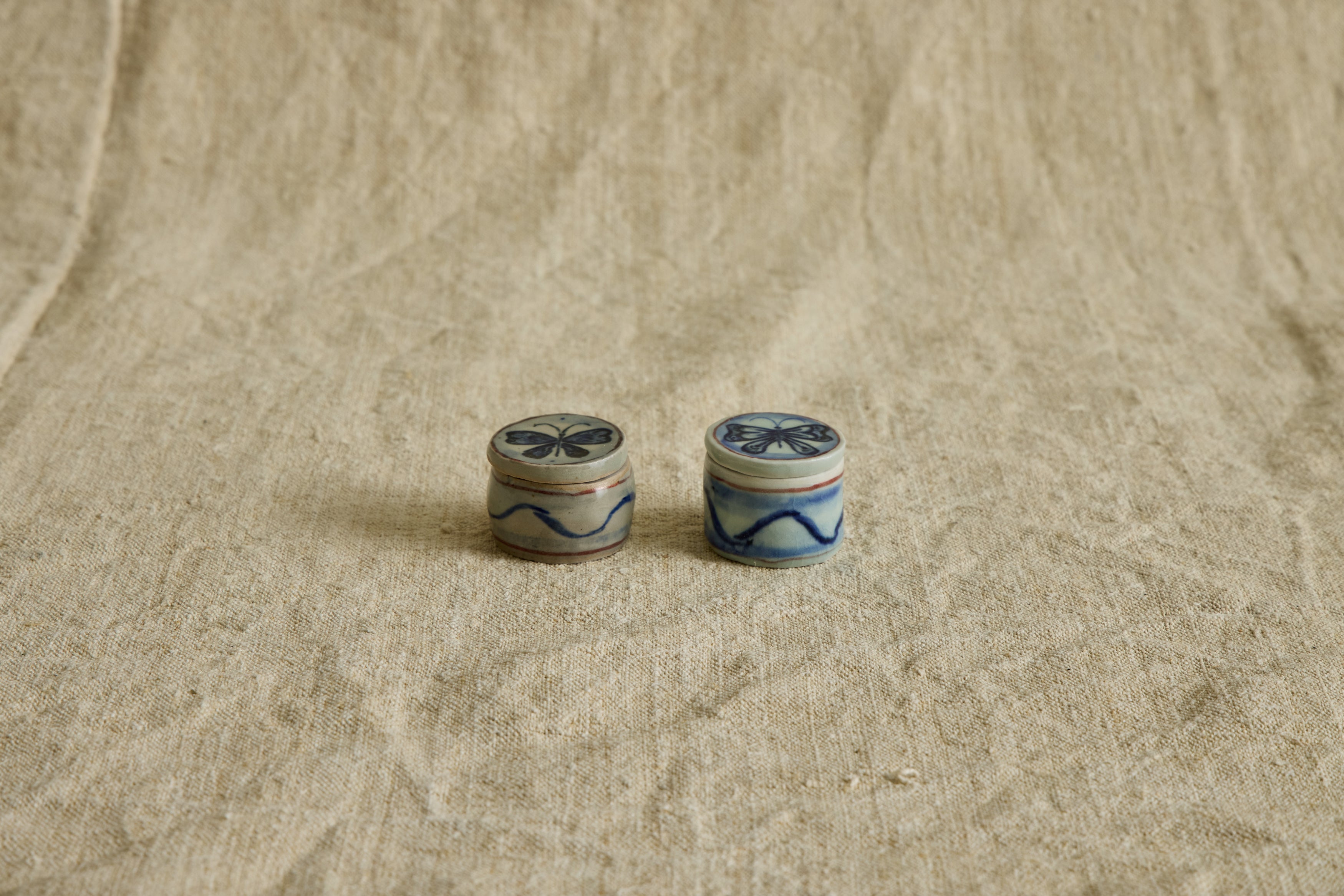 Mini Ceramic Box, Butterfly