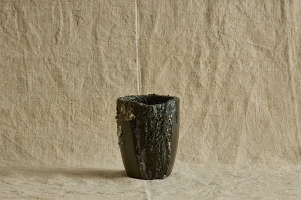 Small Bronze Crucible Vase