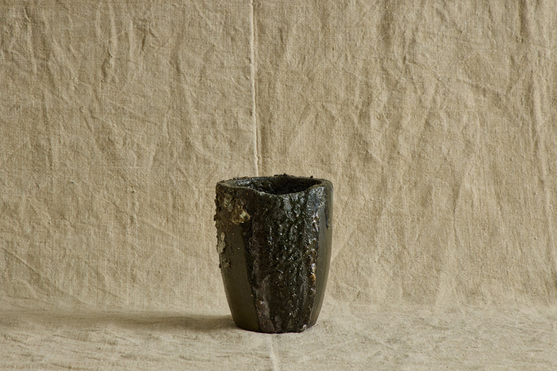 Small Bronze Crucible Vase