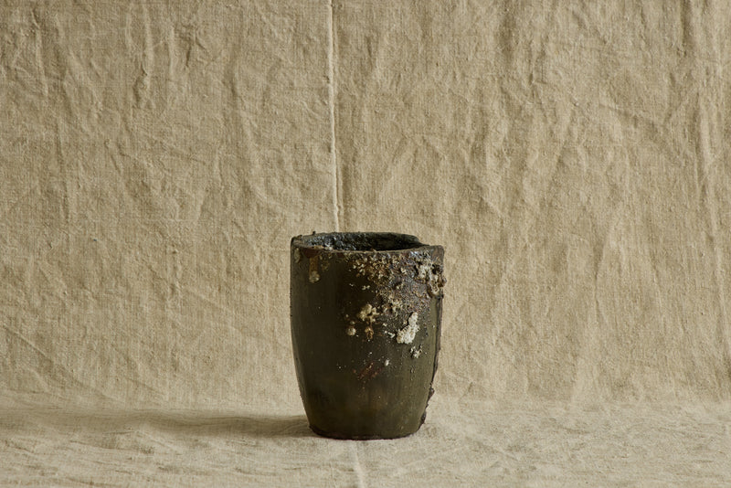 Small Bronze Crucible Vase
