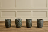 Large Bronze Crucible Vase
