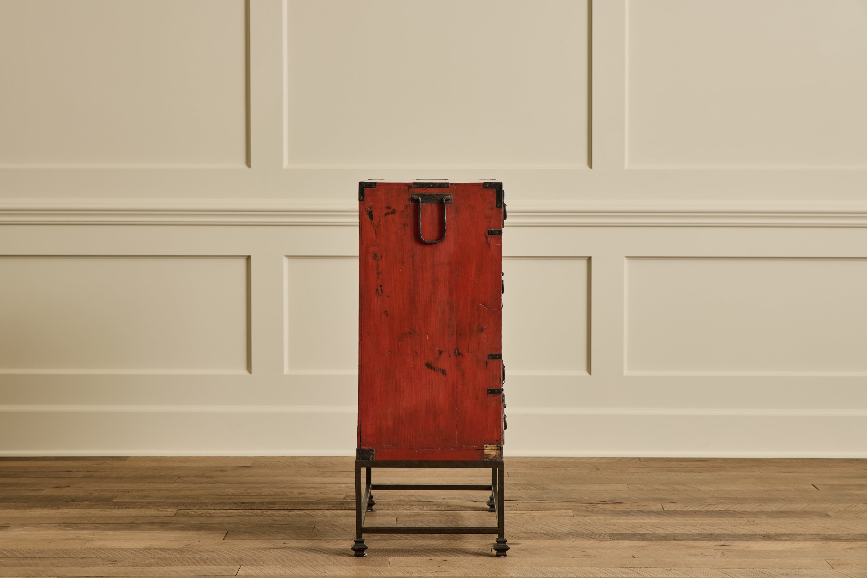 Red Tansu Chest