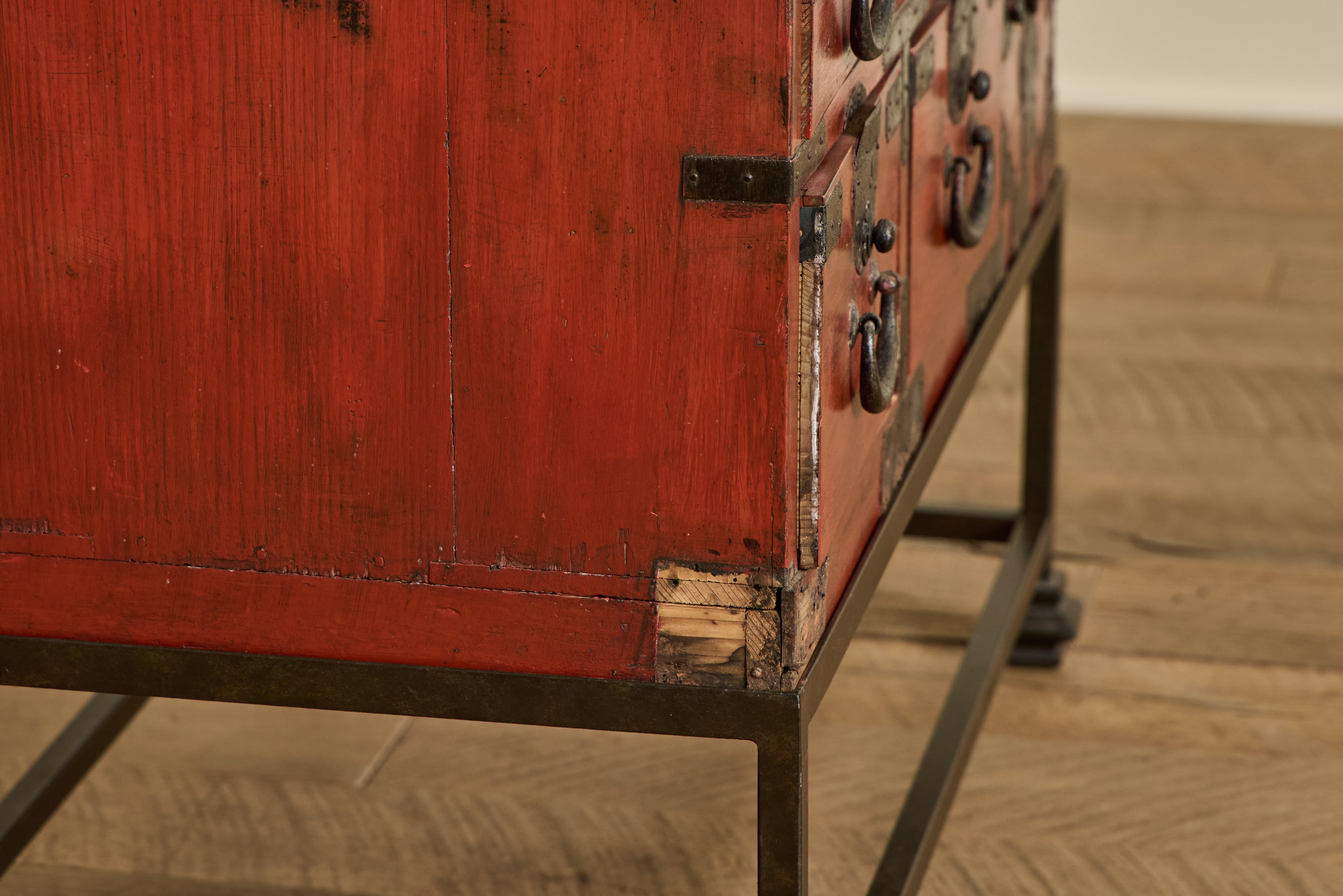 Red Tansu Chest