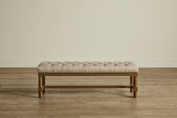 Nickey Kehoe 48" Tufted Bench - In Stock (LA)