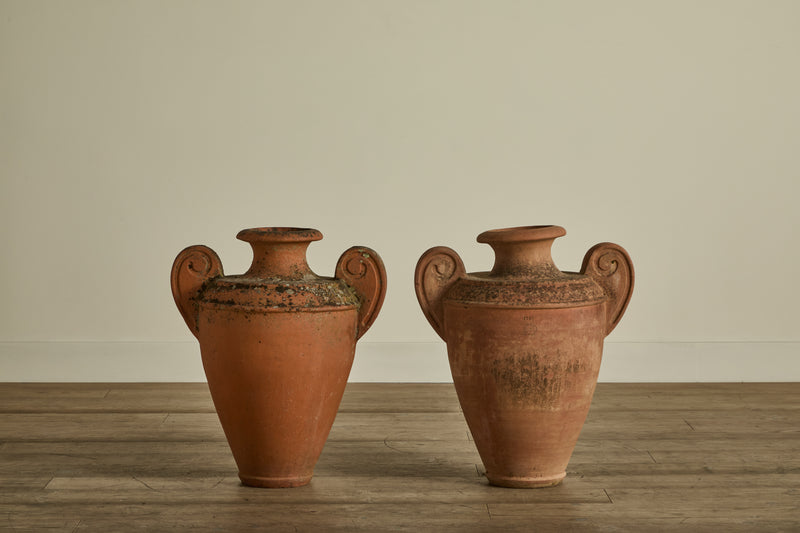 Pair of Terracotta Urns