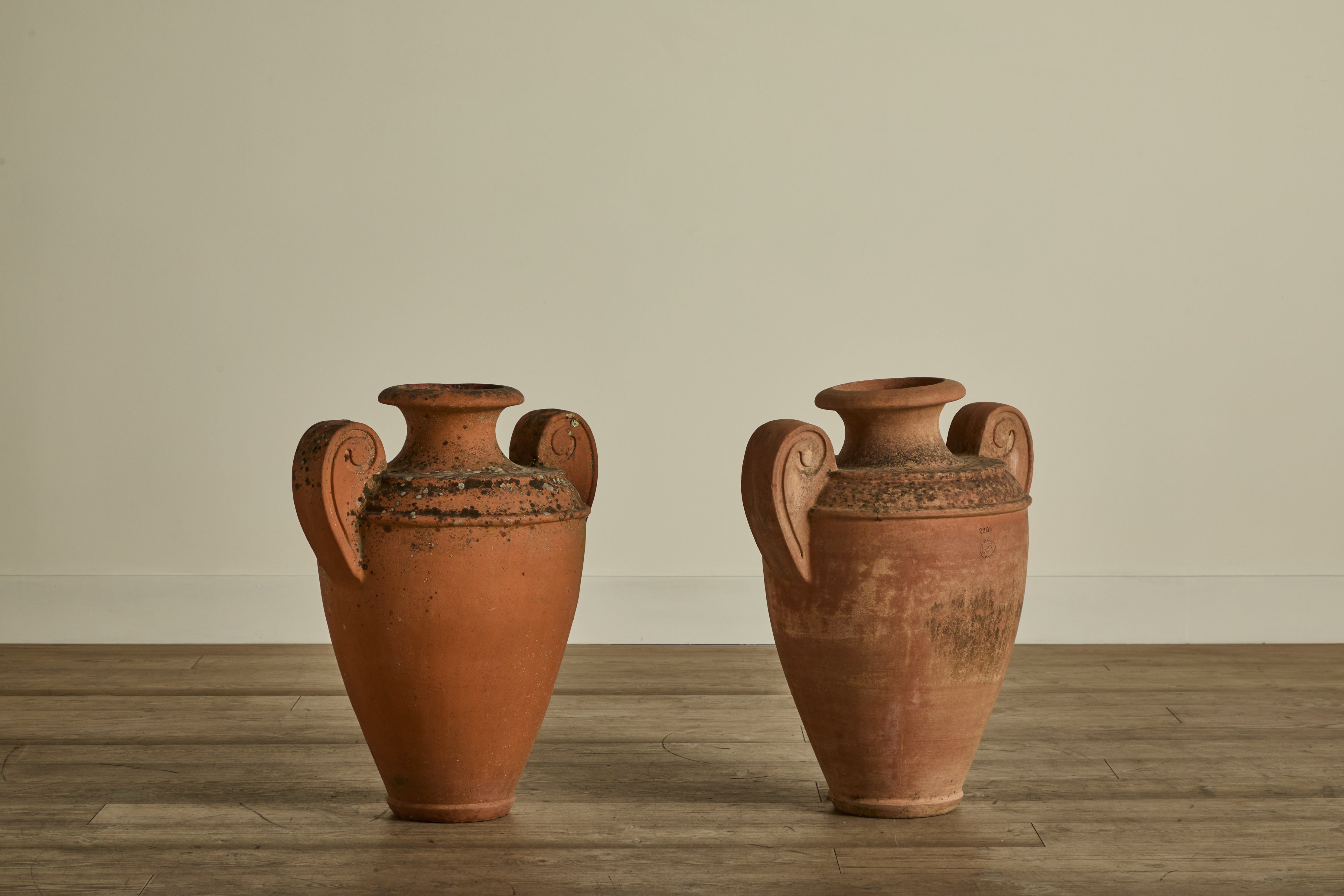 Pair of Terracotta Urns