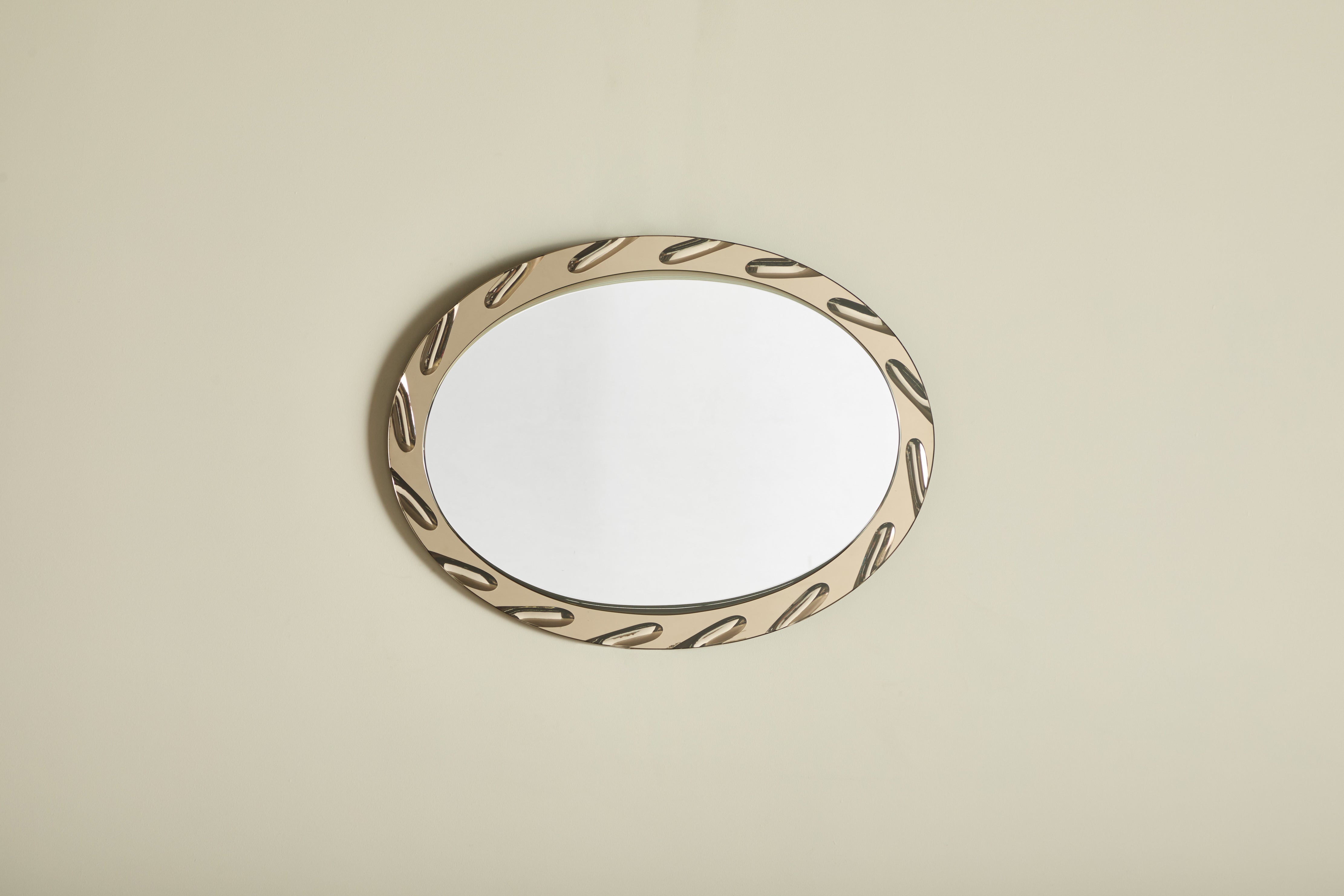 Champagne Oval Mirror (LA)